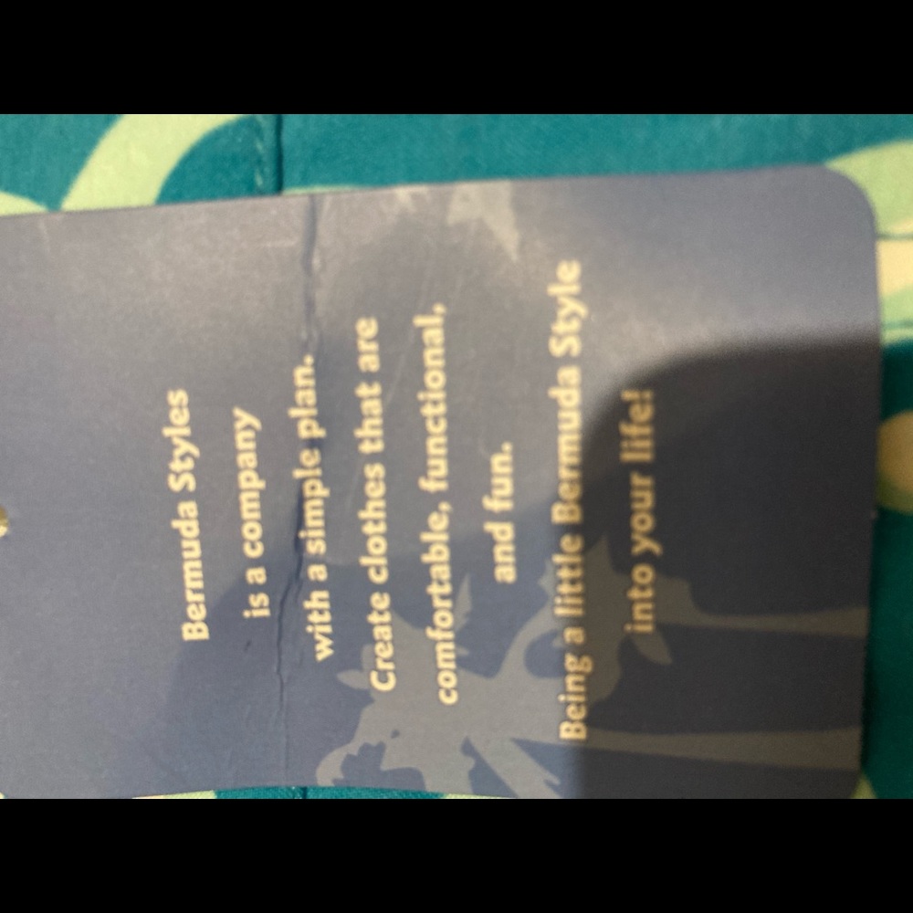 🆕 BERMUDA STYLES SZ14 blue mini skirt w/swir… - Picture 3 of 4